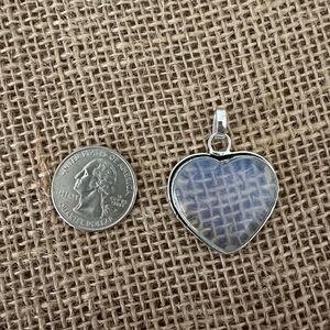 Opalite Heart Pendant